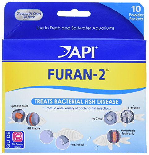 Furan de suprimentos para peixes e aquáticos - Pacote de 10 pó