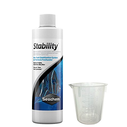 Seachem Stability, 500 ml w / 50 ml Cup Measuring Bundle
