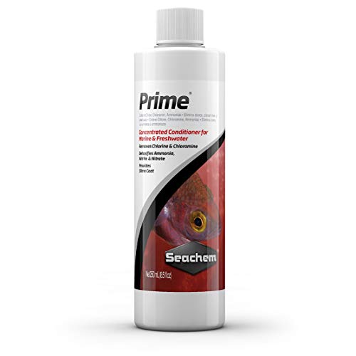 Seachem Prime Fresh and Saltwater Condicionador - Químico Removedor e Desintoxicante 500 ml